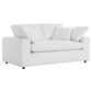 Modway Commix Love Seats, Pure White