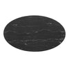 Modway Lippa Dining Table 54’’ Black Black MDY-EEI-4880-BLK-BLK