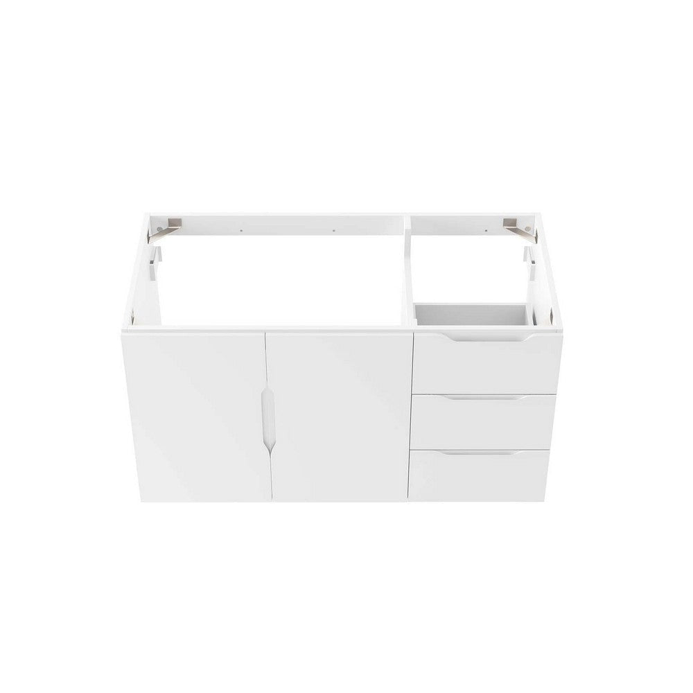 Vitality 36’ Bathroom Vanity Cabinet (Sink Basin Not Included) - No Shipping Charges MDY-EEI-4894-WHI