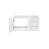 Vitality 36’ Bathroom Vanity Cabinet (Sink Basin Not Included) - No Shipping Charges MDY-EEI-4894-WHI