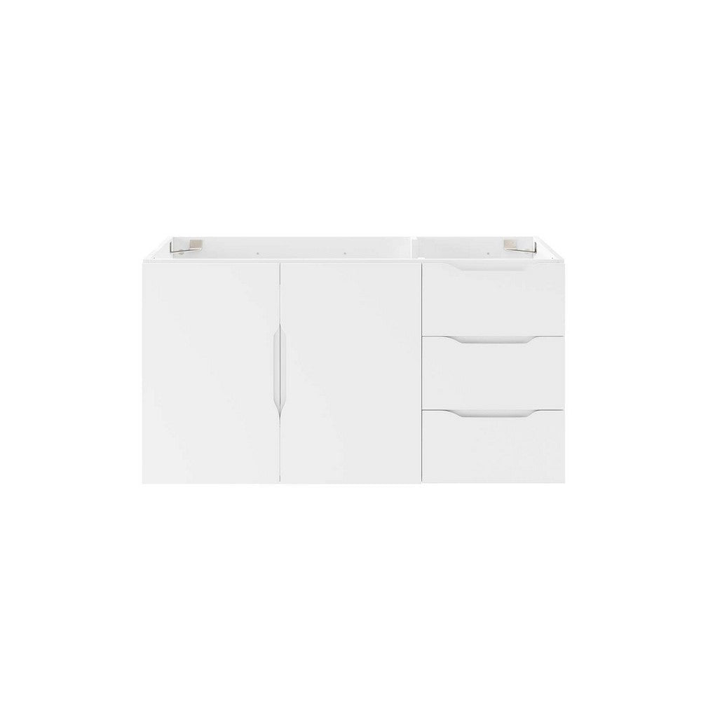 Vitality 36’ Bathroom Vanity Cabinet (Sink Basin Not Included) - No Shipping Charges MDY-EEI-4894-WHI