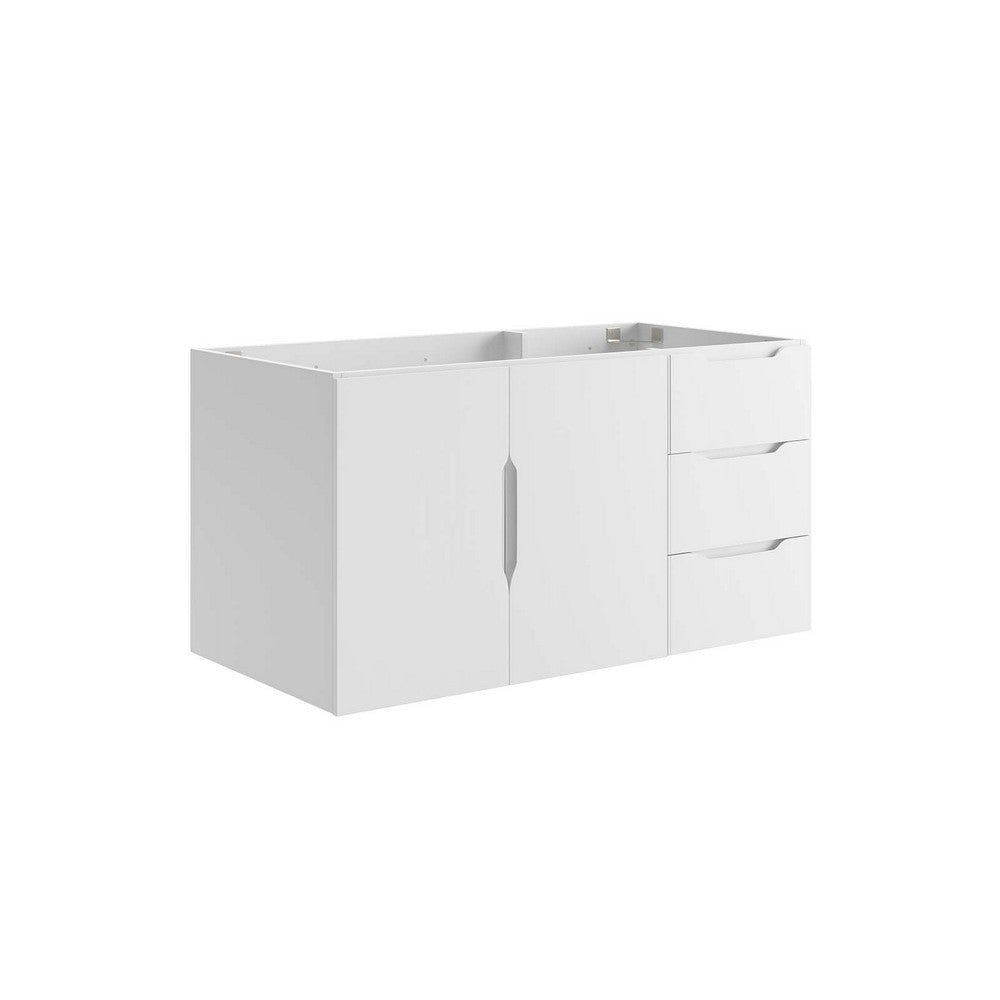 Modway Vitality 36" Bathroom Vanity Cabinet (Sink Basin Not Included), 36 Inch, White