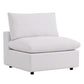 Modway EEI-4902-WHI Commix Overstuffed Outdoor Patio Armless Chair, White