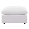 Modway EEI-4903-WHI Commix Overstuffed Outdoor Patio Ottoman White MDY-EEI-4903-WHI