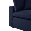 Modway EEI-4904-NAV Commix Overstuffed Outdoor Patio Corner Chair Navy MDY-EEI-4904-NAV