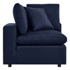 Modway EEI-4904-NAV Commix Overstuffed Outdoor Patio Corner Chair Navy MDY-EEI-4904-NAV