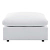 Modway Commix Outdoor Patio Sunbrella® Sectional Sofa Ottoman in White MDY-EEI-4906-WHI