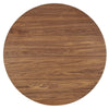 Modway Gratify 60’’ Wood Grain Round Dining Table Walnut MDY-EEI-4911-WAL