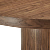 Modway Gratify 60’’ Wood Grain Round Dining Table Walnut MDY-EEI-4911-WAL