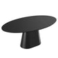 Modway Provision Dining-Tables 75 Inch Black MDY-EEI-4912-BLK