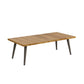 Modway Meadow Outdoor Patio Teak Wood, Coffee Table, Natural Taupe