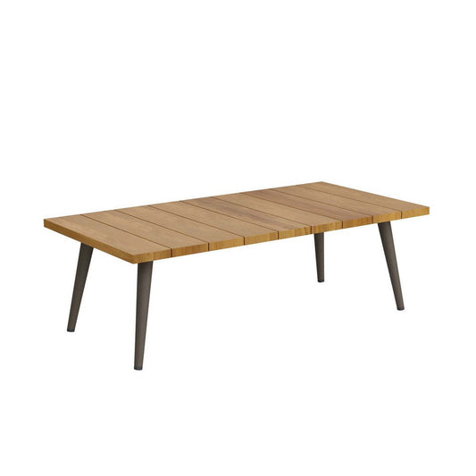 Modway Meadow Outdoor Patio Teak Wood, Coffee Table, Natural Taupe