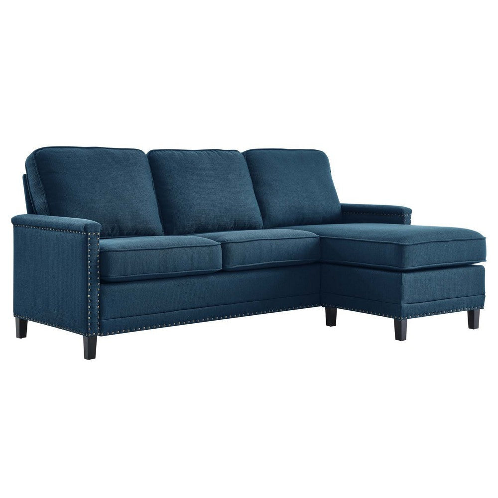 Modway Ashton, Sectional Sofa, Azure