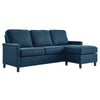 Modway Ashton, Sectional Sofa, Azure