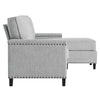 Modway Ashton Sectional Sofa Light Gray MDY-EEI-4994-LGR