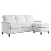 Modway Ashton, Sectional Sofa, White