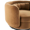 Relish Performance Velvet Performance Velvet Swivel Chair - No Shipping Charges MDY-EEI-4999-GLD-GRY