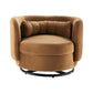 Relish Performance Velvet Performance Velvet Swivel Chair - No Shipping Charges MDY-EEI-4999-GLD-GRY