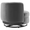 Relish Performance Velvet Performance Velvet Swivel Chair - No Shipping Charges MDY-EEI-4999-GLD-GRY