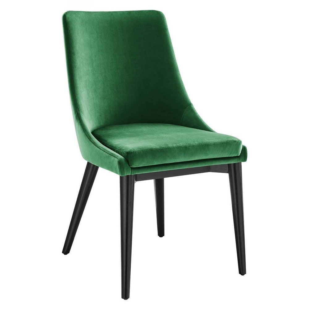 Viscount Performance Velvet Dining Chair - No Shipping Charges