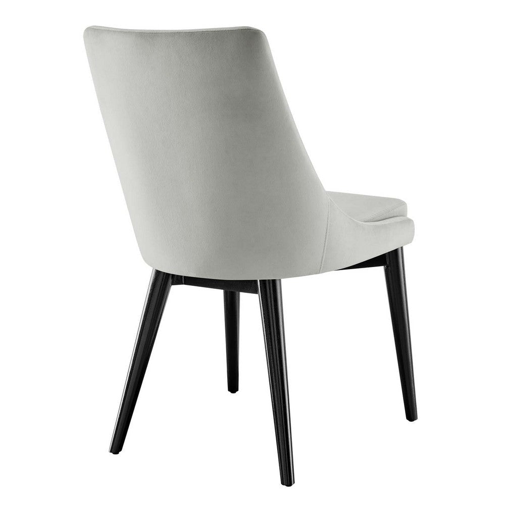 Viscount Performance Velvet Dining Chair - No Shipping Charges MDY-EEI-5009-BLU