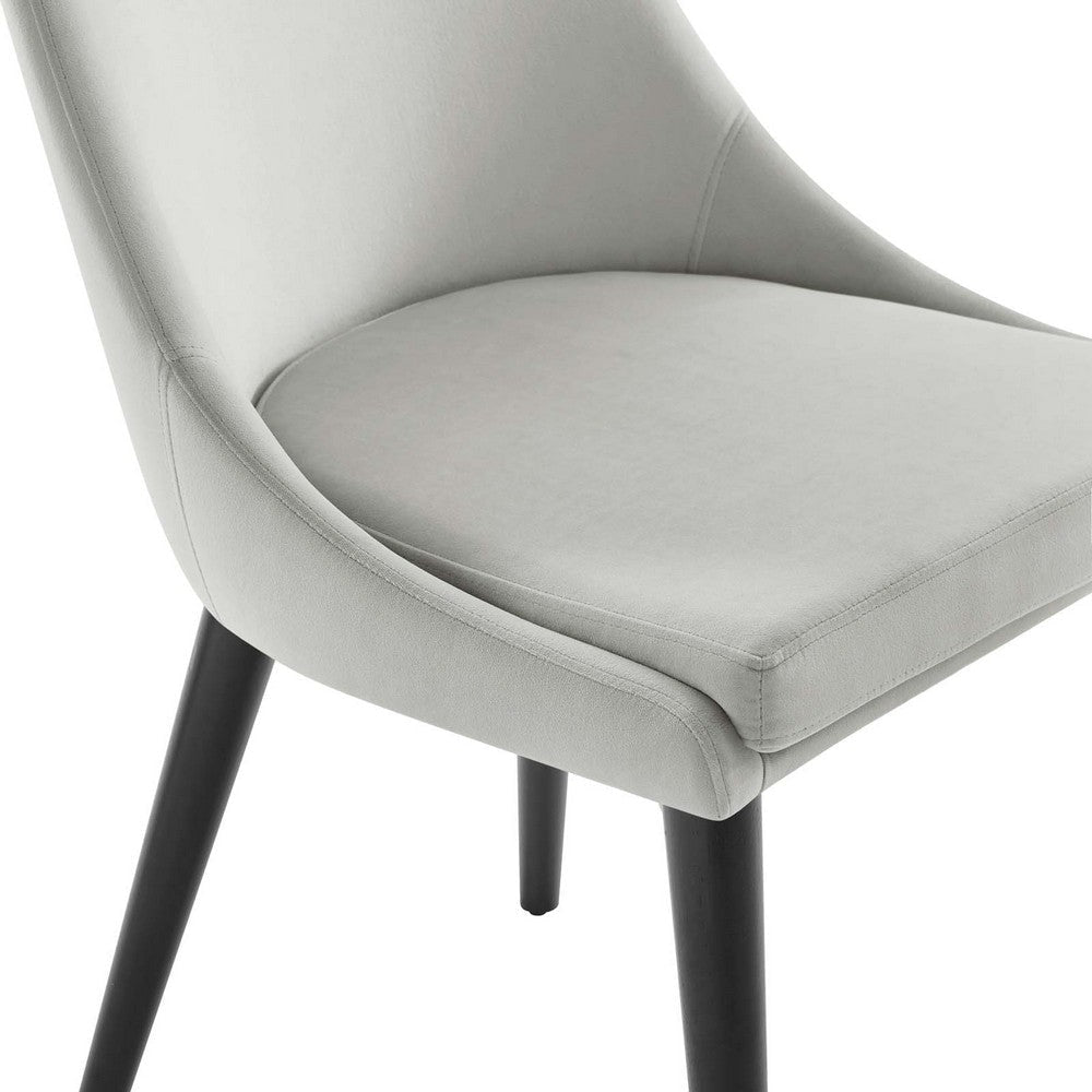 Viscount Performance Velvet Dining Chair - No Shipping Charges MDY-EEI-5009-BLU