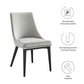 Viscount Performance Velvet Dining Chair - No Shipping Charges MDY-EEI-5009-BLU