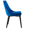 Viscount Performance Velvet Dining Chair - No Shipping Charges MDY-EEI-5009-BLU