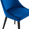 Viscount Performance Velvet Dining Chair - No Shipping Charges MDY-EEI-5009-BLU