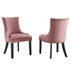 Marquis Performance Velvet Dining Chairs - Set of 2 - No Shipping Charges