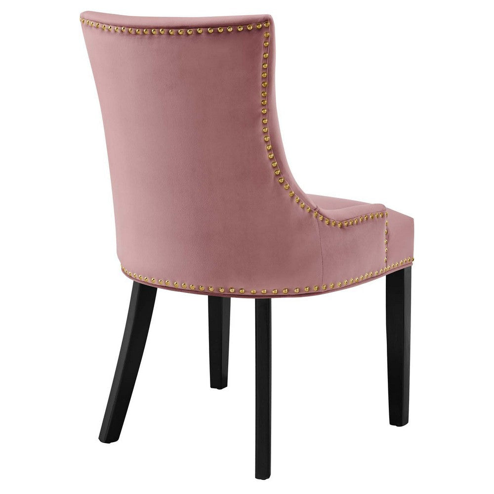 Modway Marquis Performance Velvet Set of 2 Dining Chair Dusty Rose MDY-EEI-5010-DUS