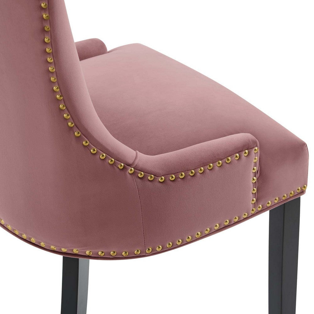 Modway Marquis Performance Velvet Set of 2 Dining Chair Dusty Rose MDY-EEI-5010-DUS