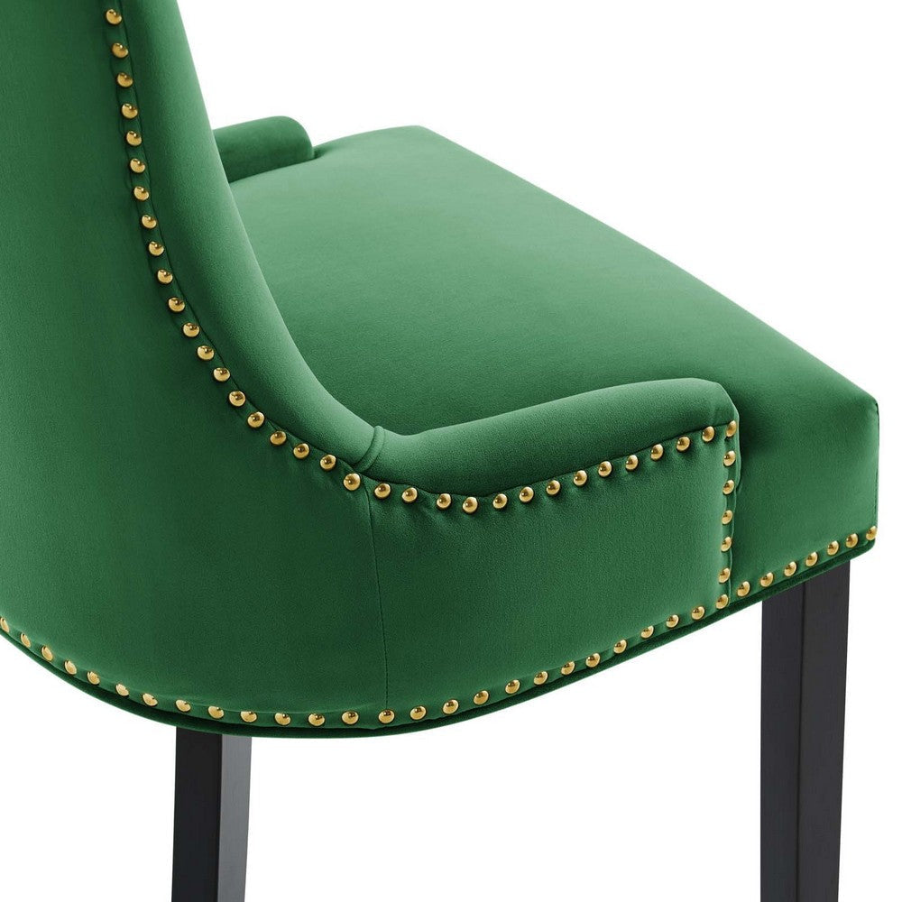 Modway Marquis Performance Velvet Set of 2 Dining Chair Emerald MDY-EEI-5010-EME