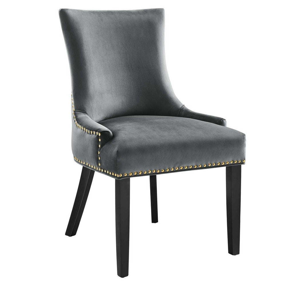 Marquis Performance Velvet Dining Chairs - Set of 2 - No Shipping Charges MDY-EEI-5010-BLU