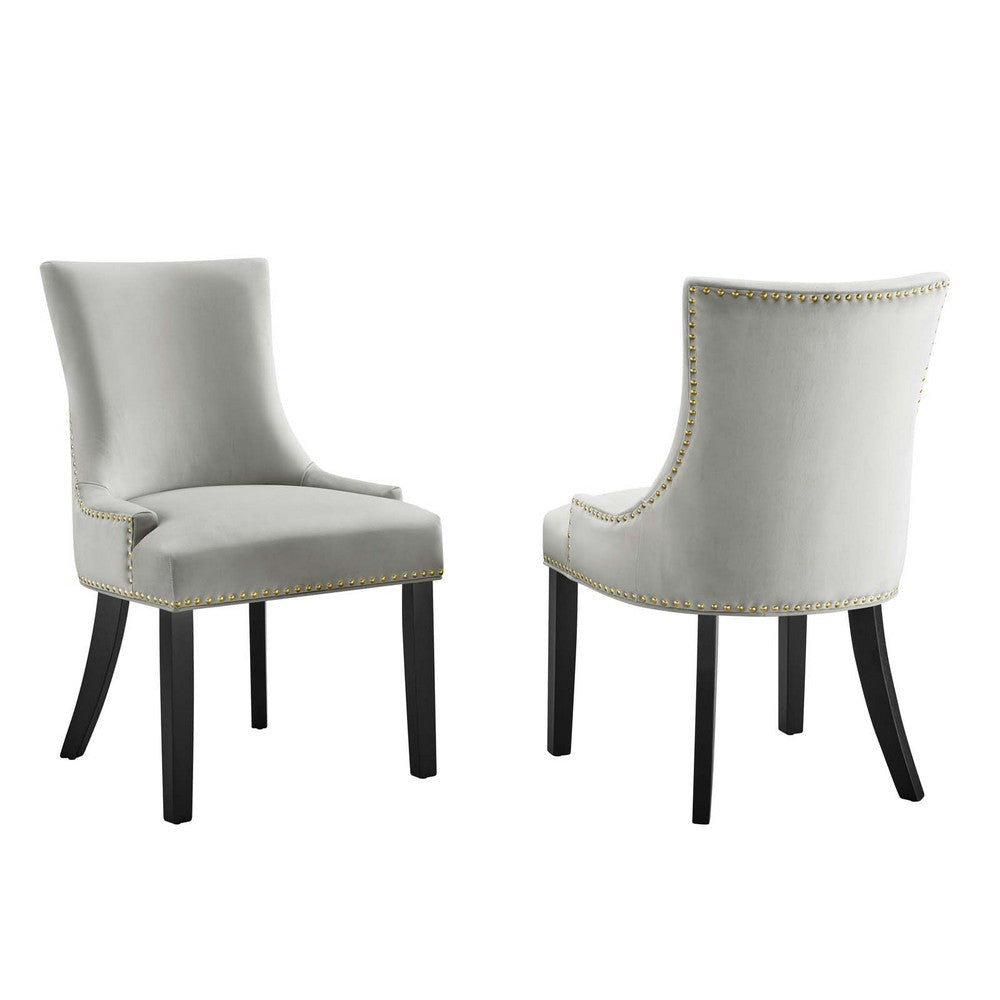 Marquis Performance Velvet Dining Chairs - Set of 2 - No Shipping Charges