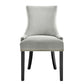 Modway Marquis Performance Velvet Set of 2 Dining Chair Light Gray MDY-EEI-5010-LGR