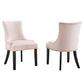 Modway Marquis Performance Velvet Set of 2 Dining Chair, Pink