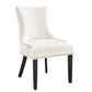 Modway Marquis Performance Velvet Set of 2 Dining Chair White MDY-EEI-5010-WHI