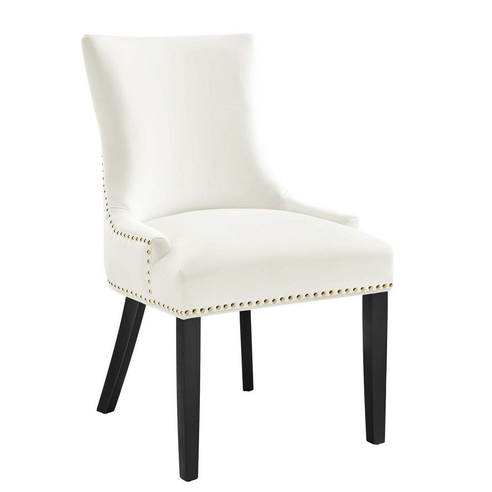 Modway Marquis Performance Velvet Set of 2 Dining Chair White MDY-EEI-5010-WHI