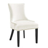 Modway Marquis Performance Velvet Set of 2 Dining Chair White MDY-EEI-5010-WHI