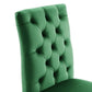 Modway Duchess Performance Velvet Set of 2 Dining Chair Emerald MDY-EEI-5011-EME