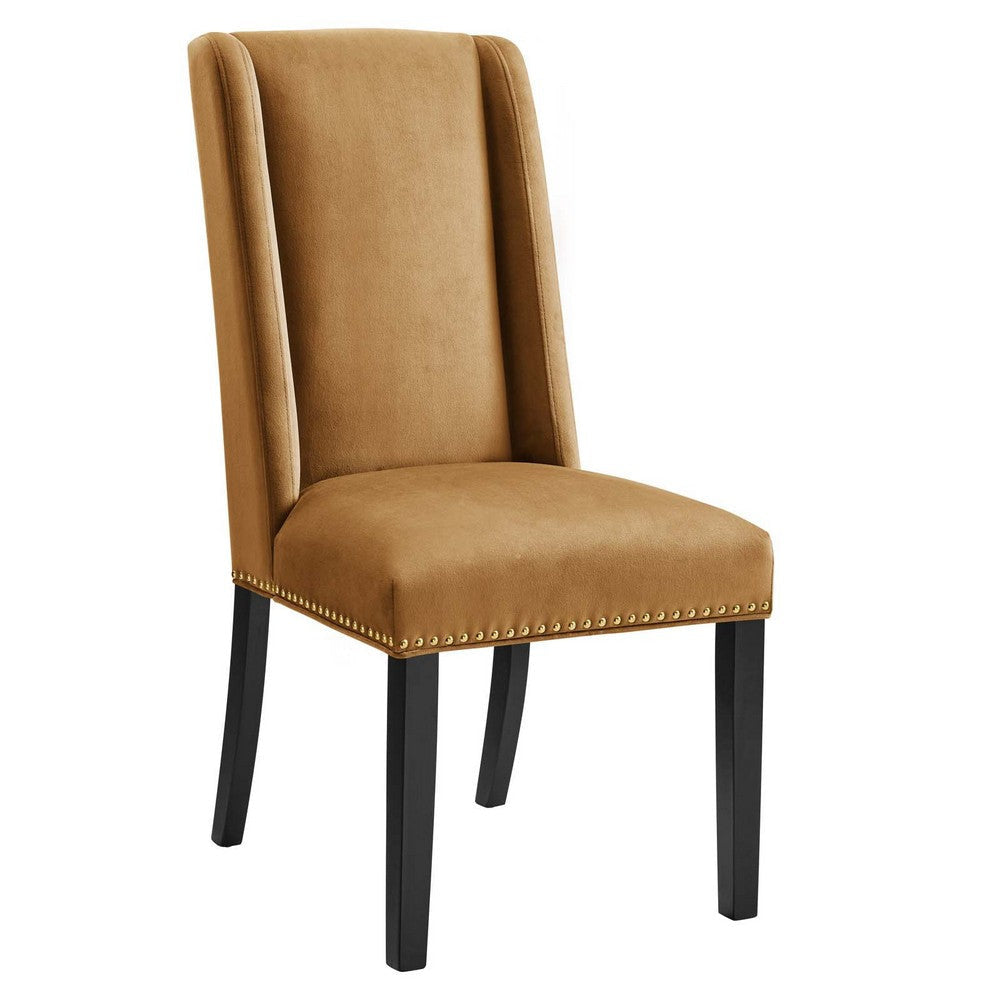 Modway Baron Performance Velvet Set of 2 Dining Chair Cognac MDY-EEI-5012-COG