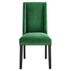 Modway Baron Performance Velvet Set of 2 Dining Chair Emerald MDY-EEI-5012-EME