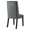 Baron Performance Velvet Dining Chairs - Set of 2 - No Shipping Charges MDY-EEI-5012-BLU