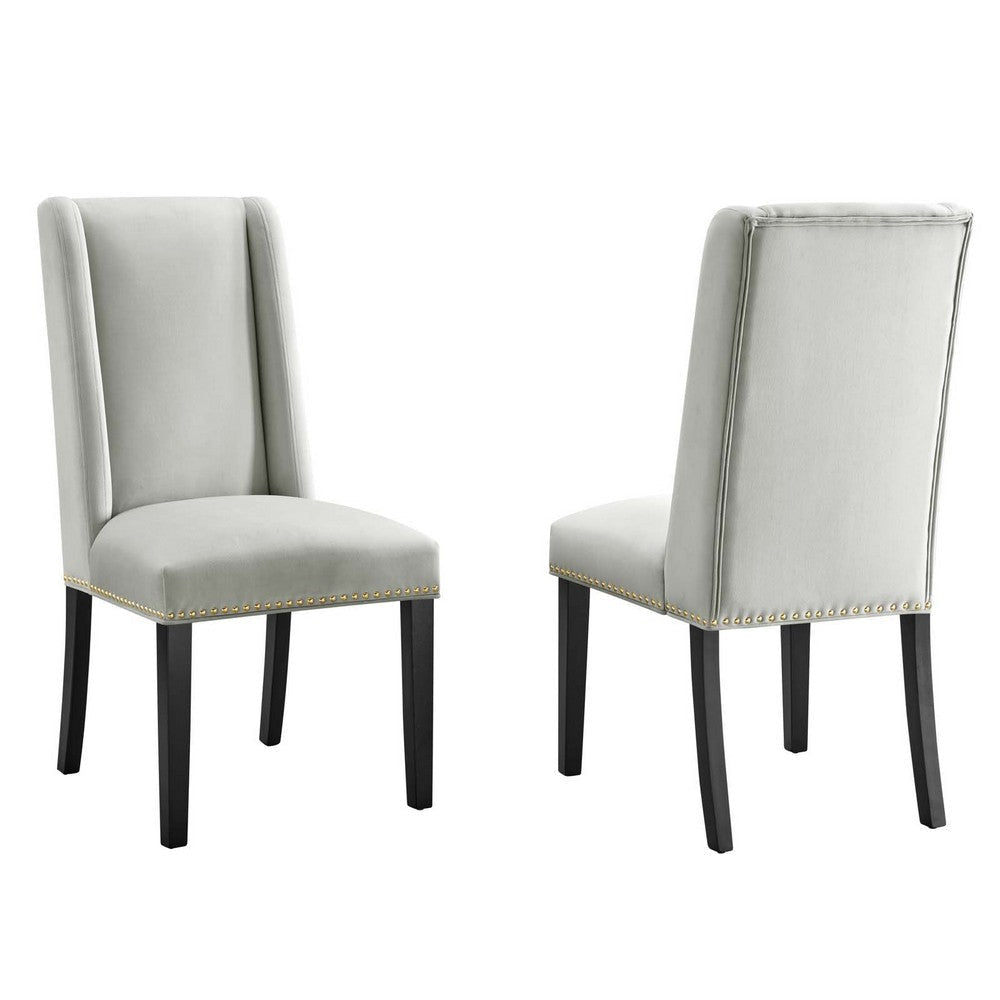 Baron Performance Velvet Dining Chairs - Set of 2 - No Shipping Charges