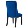 Baron Performance Velvet Dining Chairs - Set of 2 - No Shipping Charges MDY-EEI-5012-BLU