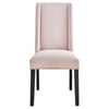 Modway Baron Performance Velvet Set of 2 Dining Chair Pink MDY-EEI-5012-PNK