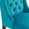 Modway Baronet Performance Velvet Set of 2 Dining Chair Blue MDY-EEI-5013-BLU