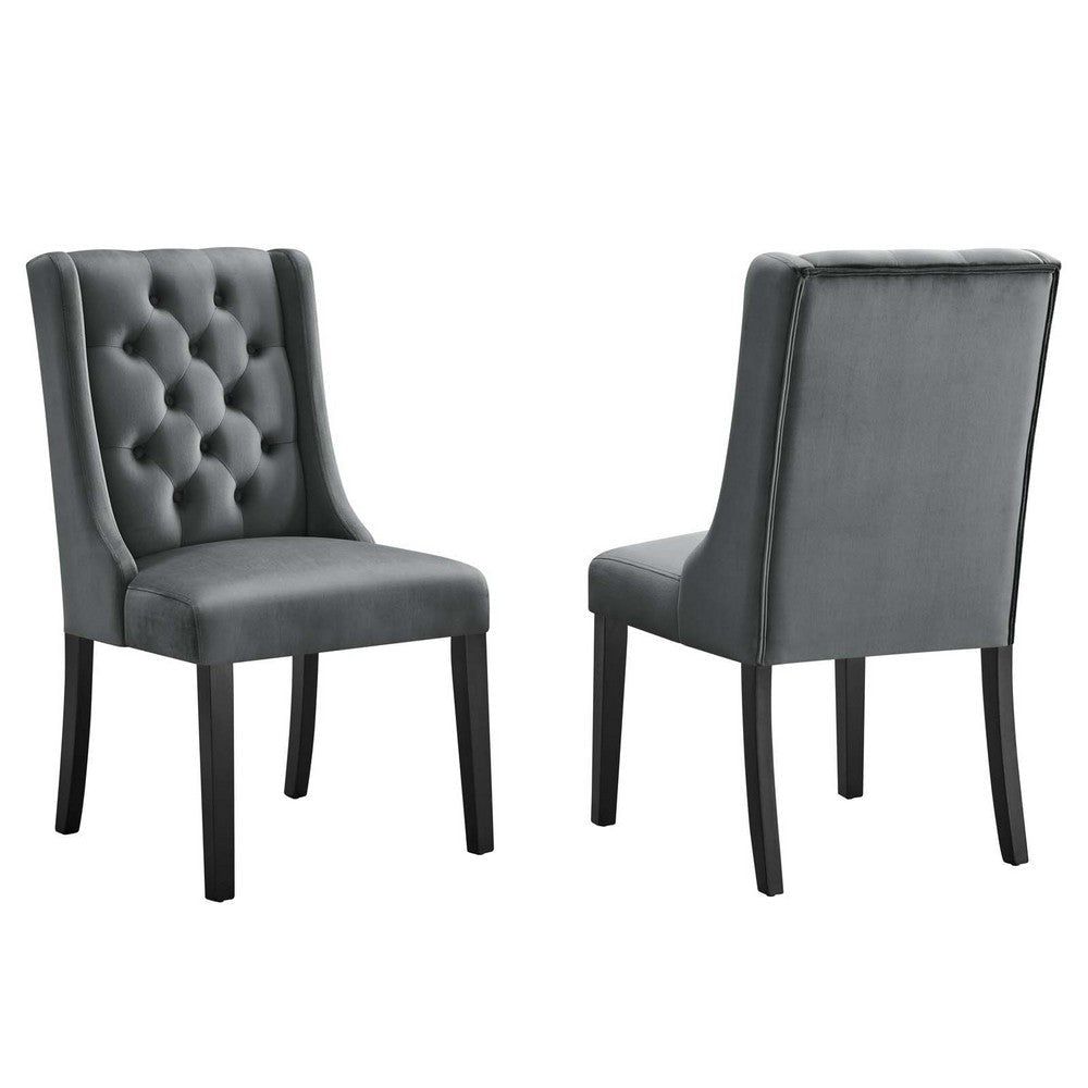 Baronet Performance Velvet Dining Chairs - Set of 2 - No Shipping Charges