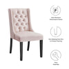 Modway Baronet Performance Velvet Set of 2 Dining Chair Pink MDY-EEI-5013-PNK